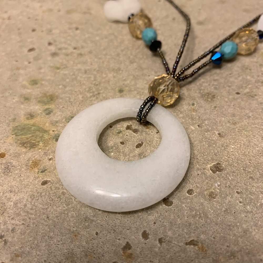 NWOT Lia Sophia Jade Necklace